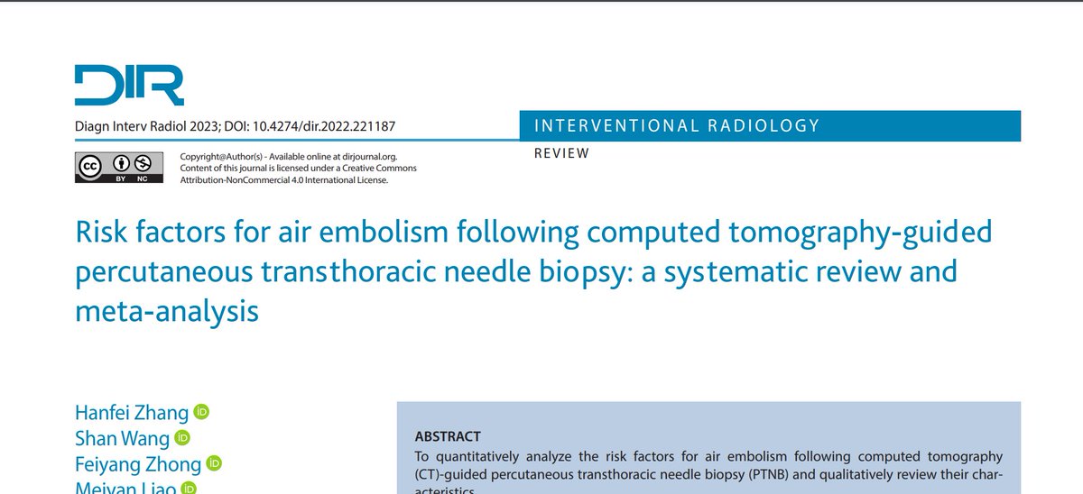Diagnostic and Interventional Radiology tweet media