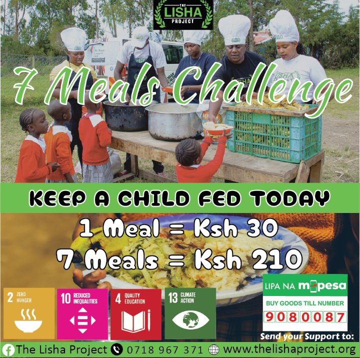 LishaProject's tweet photo. Join us in supporting July Babies! Just 7 meals (KES.210) can help provide 7,000 meals for our School Feeding Program. Let's fight classroom hunger together. Donate now and make a difference! Buy Goods: 9080087

#TheLishaProject https://t.co/dHbd2ZsmwI