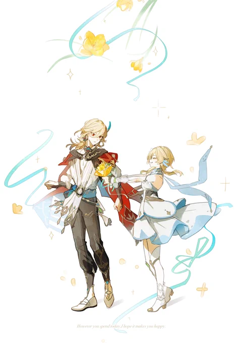 「今日一日、君がご機嫌で過ごせますように!」" However you spend today, I hope it makes you happy." 