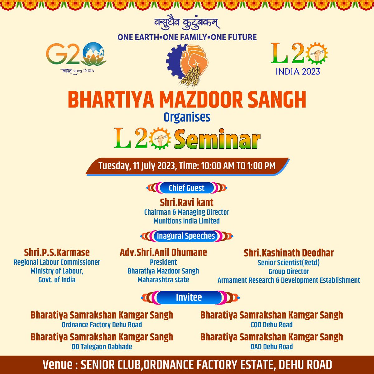 Bharatiya Pratiraksha Mazdoor Sangh (@gensecbpms) on Twitter photo 