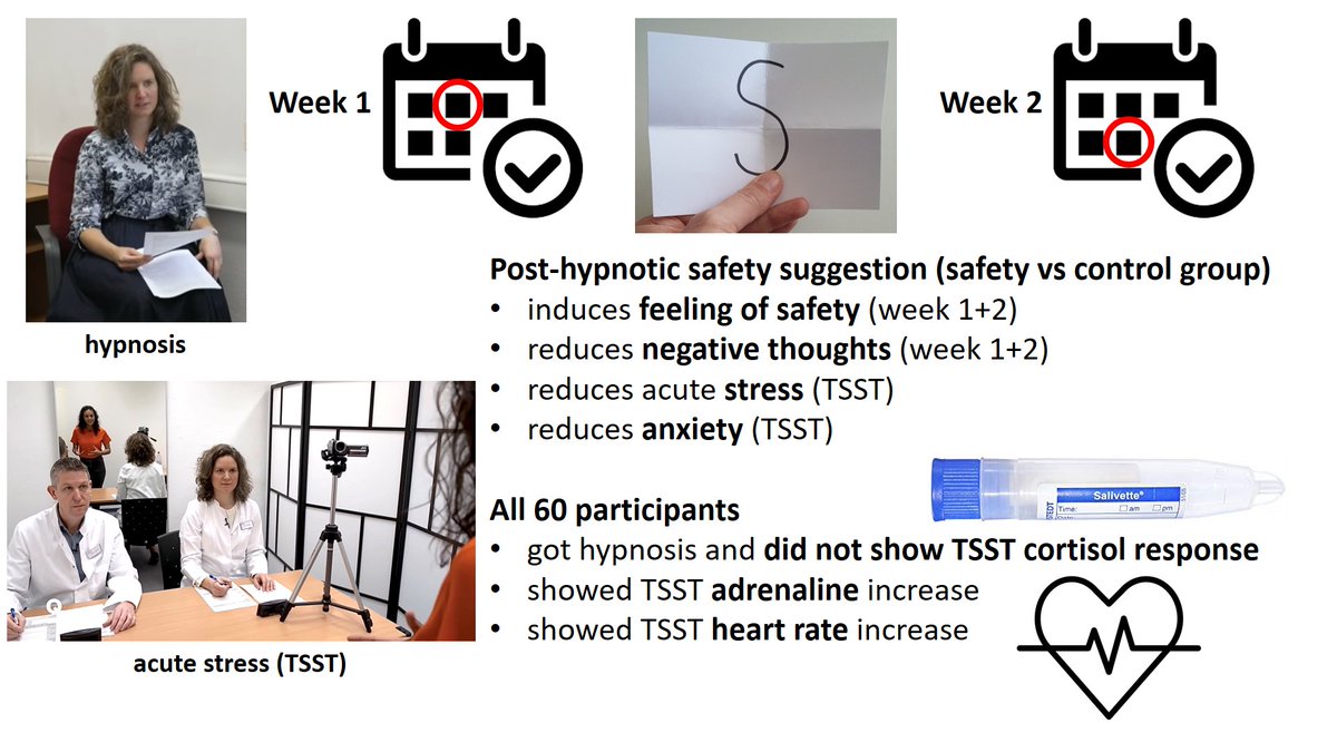 Does a piece of paper with the letter S for #safety on it reduce your acute #stress? YES! Check out our new #preprint on the effect of #hypnosis on acute #stress with @VeronikaEngert and Nic Rohleder @BioHealthPsyFAU currently under review @SciReports researchsquare.com/article/rs-309…