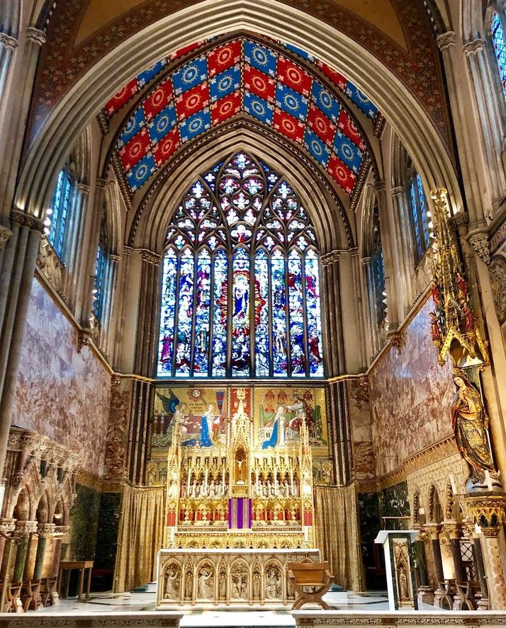 Pugin_awn's tweet photo. #Highaltar of the Church of the #ImmaculateConceptionsanctuary,#London.Designed by #AWNPugin. 1848.
#pugin #augustuspugin #gothicrevival #churchoftheimmaculateconceptionsanctuary #gothicrevivalarchitecture #design #farmstreet #gothicrevivalart #architecturelovers @JesuitsBritain https://t.co/opRI3Vmstq