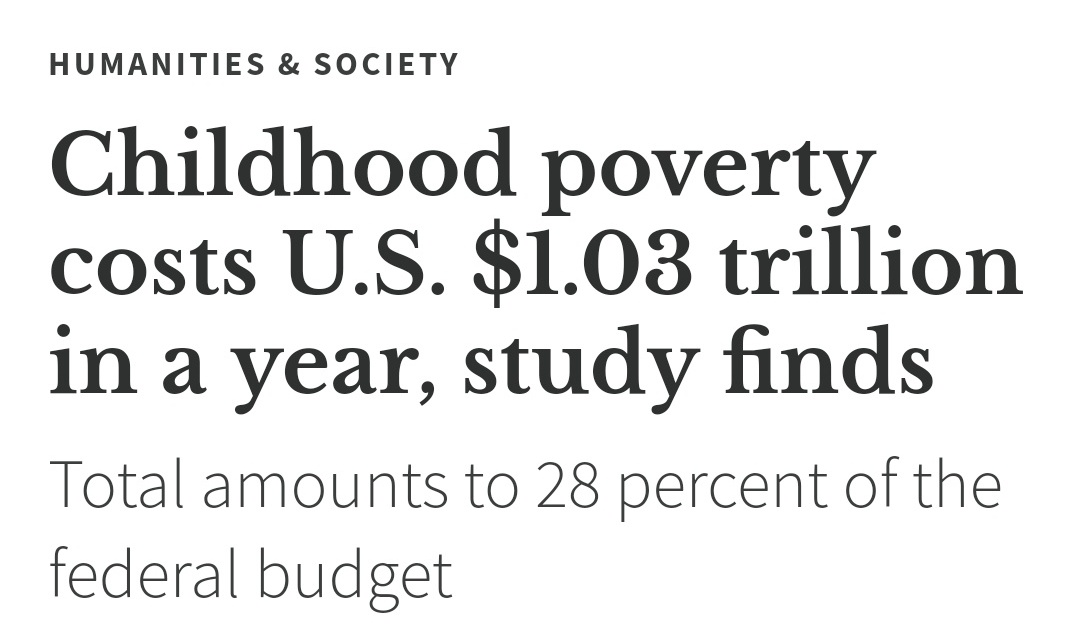 basicincome's tweet photo. "We can't afford universal basic income," say those who don't seem to give a single shit about the trillions we spend on the downstream costs of poverty and social insecurity. https://t.co/YxT7dJq0Xg