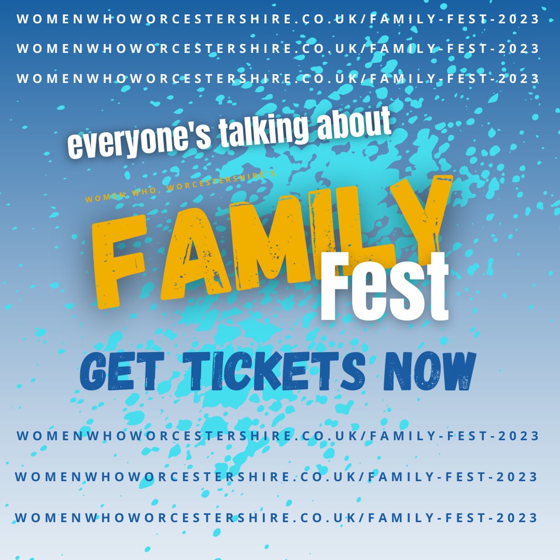 To highlight the recent successes of women’s sport, <a href="/WomenWhoWorcs/">Women Who, Worcestershire</a>, is hosting an event at Sixways Stadium on Saturday 15th July, that promises to be an exciting day filled with activities for all the family.

Book your tickets👇

womenwhoworcestershire.co.uk/family-fest-20…

#LaFamilia #RISE