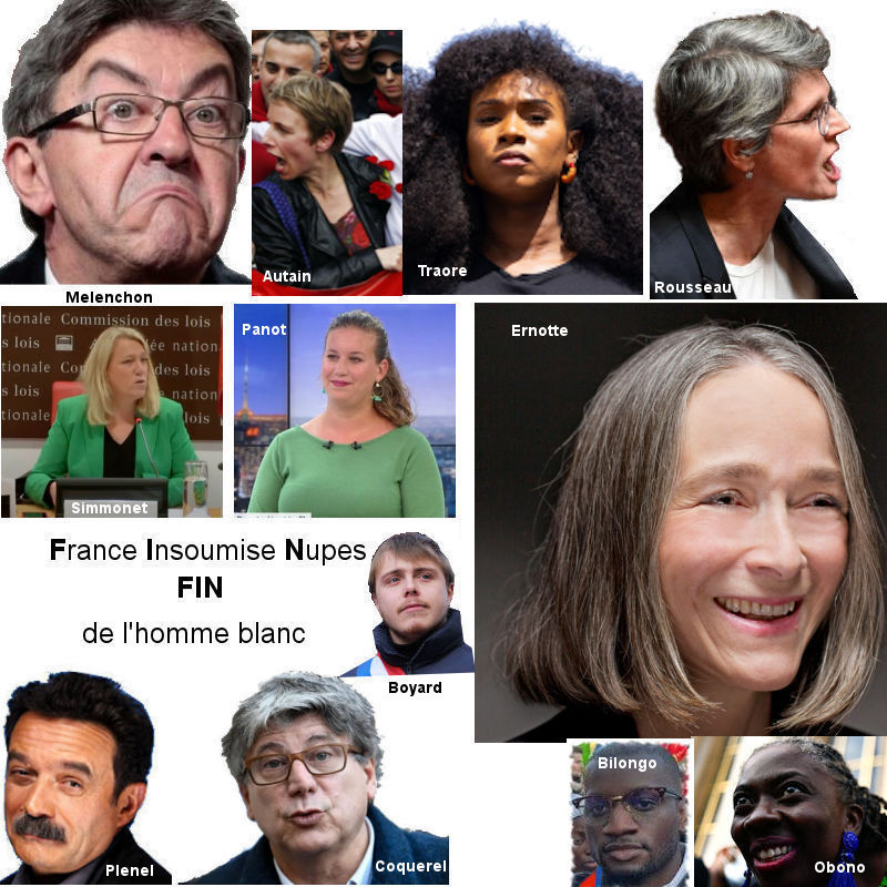 😡12 individus sur la même ligne.Faire de l’homme blanc une minorité.Pour cela ils sont capable de tout et embraser la France par des actions terroristes si nécessaire. 😈