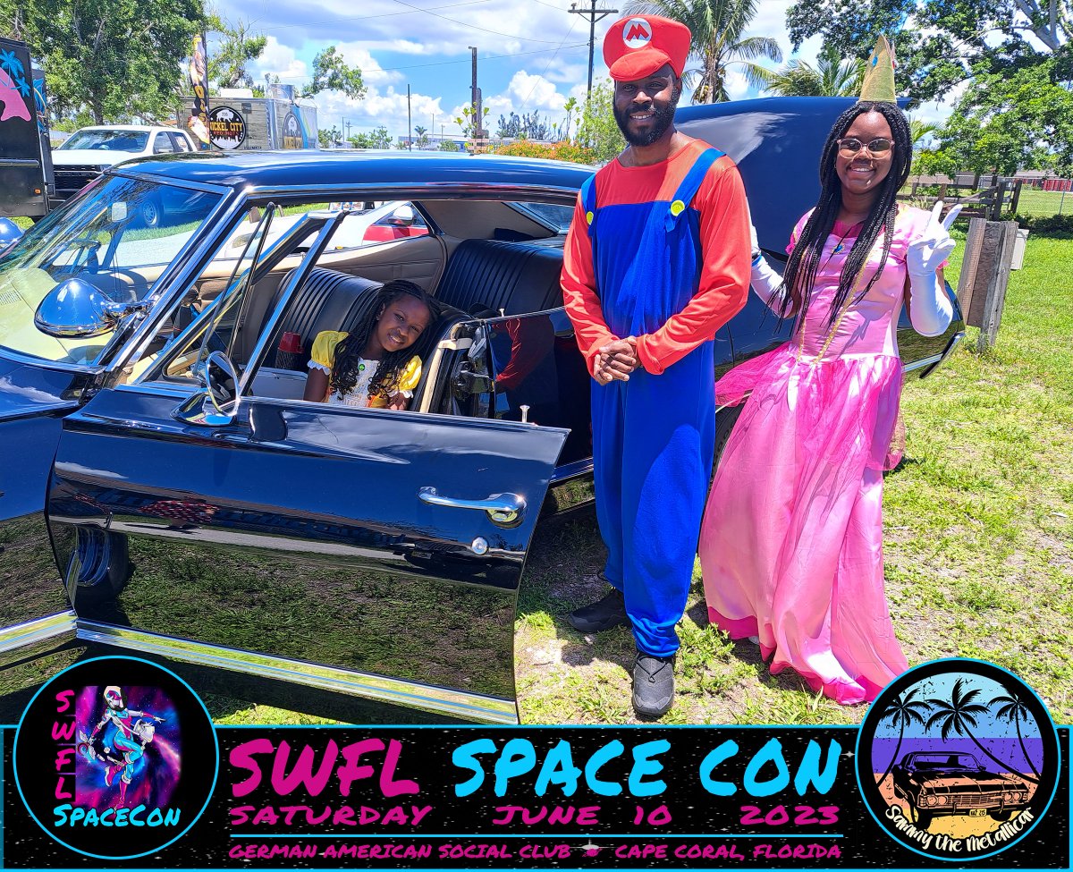 SammyMetallicar's tweet photo. Sammy had a great time at SWFLSpaceCon on Saturday, June 10th. Kudos to the SpaceCon team, Looking forward to next year!

#sammythemetallicar #metallicar #supernatural #67impala #swflspacecon #swflcomicons #flcomicons #comicons #cosplay #comicbooks #gaming #capecoral #spnfamily https://t.co/DFXlYwf7dD