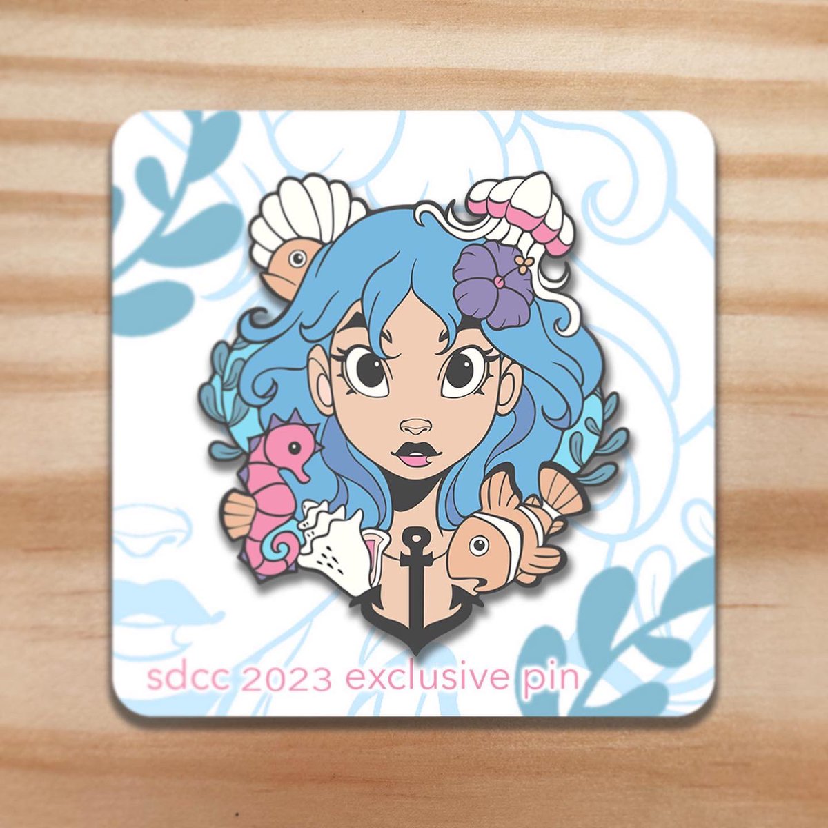 Chrissie_Zullo's tweet photo. New exclusive pin I designed for SDCC! This is my first pin design ☺️. Hard enamel, autographed on the back, and limited to 100 pins. Only available at SDCC for $15, at my table BB-17 in Artist Alley. (Video of pin in thread) @SD_Comic_Con #sdcc2023exclusive #hardenamelpin https://t.co/2yepp5brFt