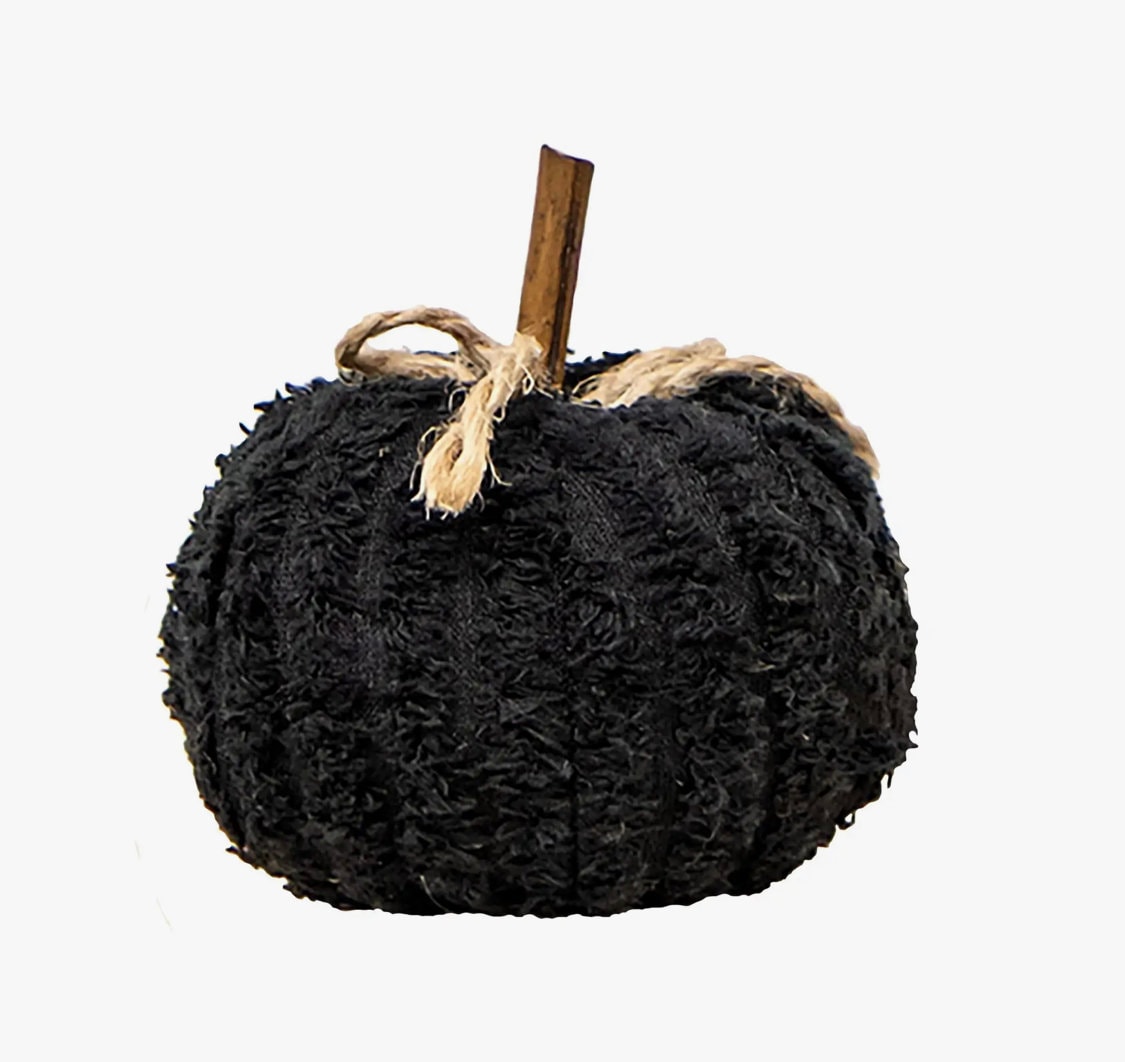 Excited to share the latest addition to my #etsy shop: Black Chenille Stuffed Pumpkin 3' etsy.me/44zjroa #blackpumpkin #halloween #witch #autumn #falldecor #samhain #triplegoddessreiki