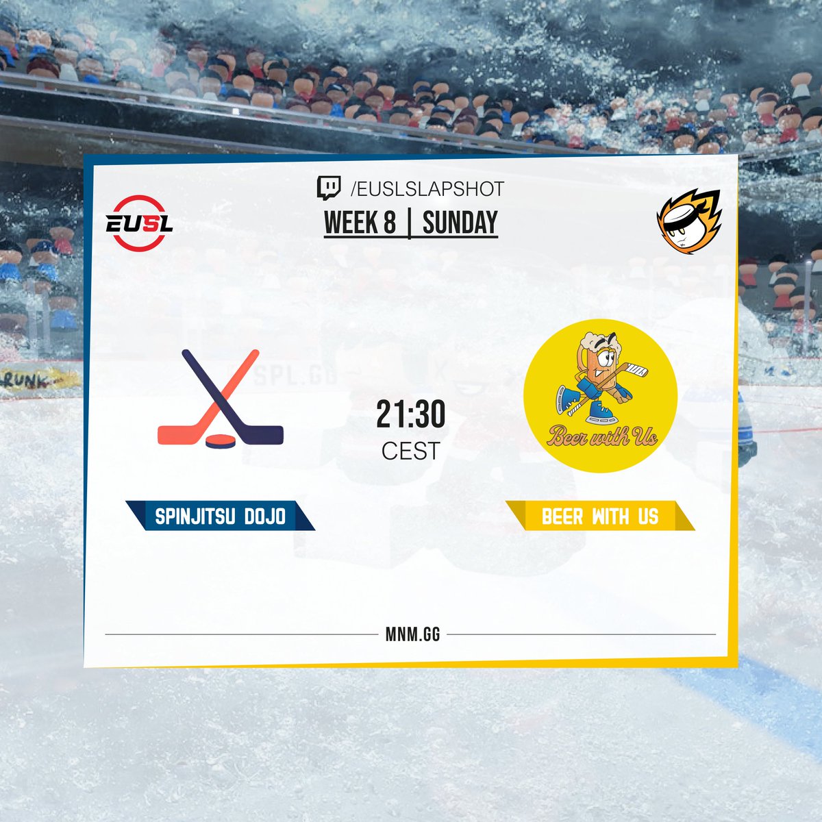EUSLSlapshot's tweet image. Join us tonight at 20:00 CEST for four amazing match ups on twitch.tv/euslslapshot See you there!