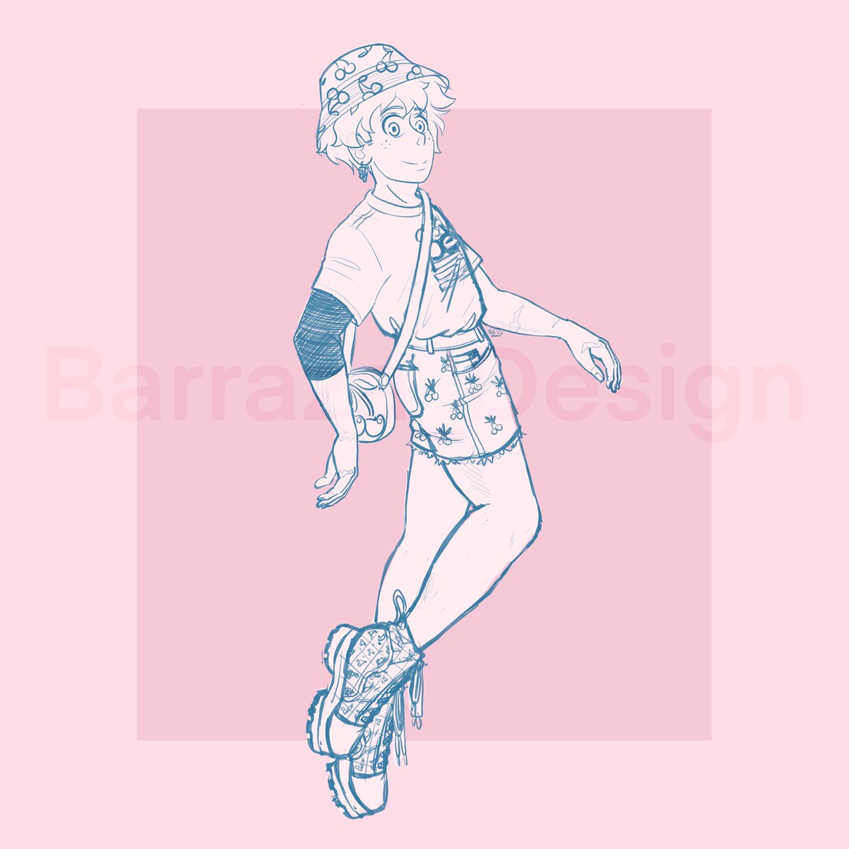 alejandrazartz's tweet photo. With Ai-kon around the corner, my time has been dedicated to getting any remaining items done. But, I at last wanted to get a clean wip done for my weekly post!

🍒Cherry Themed Deku🍒

#MHA #Izukumidoriya #deku #cherrytheme #wip https://t.co/eOCUvt5bwK