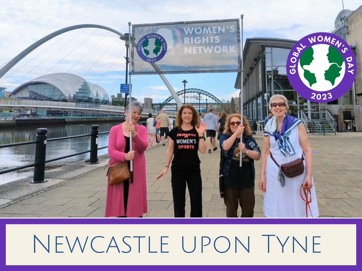 Happy Global Women's Day 2023 
from Newcastle upon Tyne

@WomensRightsNet #RespectOurSex 
#GlobalWomensDay
