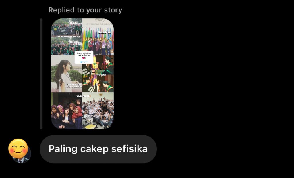 fikanshas's tweet photo. Makasih loh pujiannya🤣😁 https://t.co/8jEMULlgQf