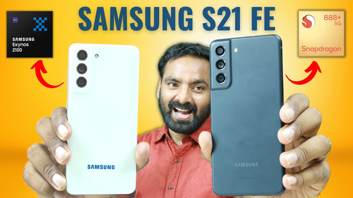 NEW VIDEO:-
youtu.be/dV-QjT9vWJI

I compared @SamsungIndia Galaxy S21 FE
@SamsungExynos 2100 
vs
@Snapdragon_IN 888

and results are amazing ! 

Find out my all observations ! 

#samsaung #samsunggalaxy #samsunggalaxys21fe