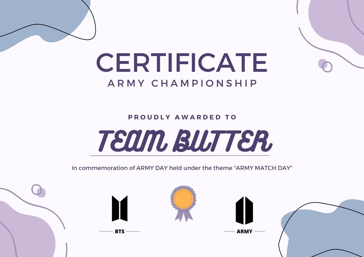rockstarstae's tweet photo. 🏆WINNER ARMY CHAMPIONSHIP🏆

1. Most Liked PL 
#TeamButter : 855
#TeamDynamite : 792

2. Hashtag team is trending
#TeamButter : -
#TeamDynamite : -

3. team can ans quiz (point +)
#TeamButter : 18 (+25 point)
#TeamDynamite : 17

Total:
#TeamButter : 898 🏆
#TeamDynamite : 809 https://t.co/CSUm4yKPms