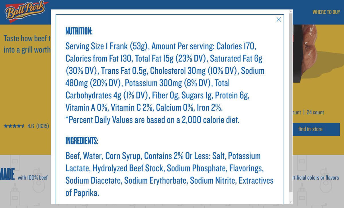 Ken D Berry MD (@kendberrymd) on Twitter photo Dear <a href="/BallParkBrand/">Ball Park Brand</a>,
Could you please remove the Corn Syrup from your Hot Dogs and include some heart/liver in them?? Dear <a href="/BallParkBrand/">Ball Park Brand</a>,
Could you please remove the Corn Syrup from your Hot Dogs and include some heart/liver in them??