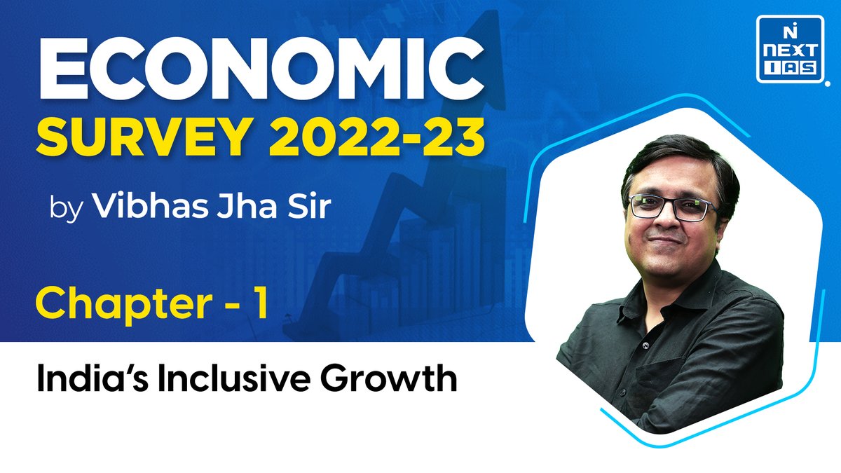 NEXTIAS_Delhi's tweet photo. https://t.co/0m7IZCAdYk
Revising Key Concepts from Economic Survey 2022-23 📊 will boost your Prelims Preparation and give you valuable facts &amp; figures for Mains Answer Writing!✍🏻

Topic: India's Inclusive Growth 

#nextias #upsc #EconomicSurvey2023 #revisionseries #vibhasjhasir https://t.co/AsIBWt5OHG