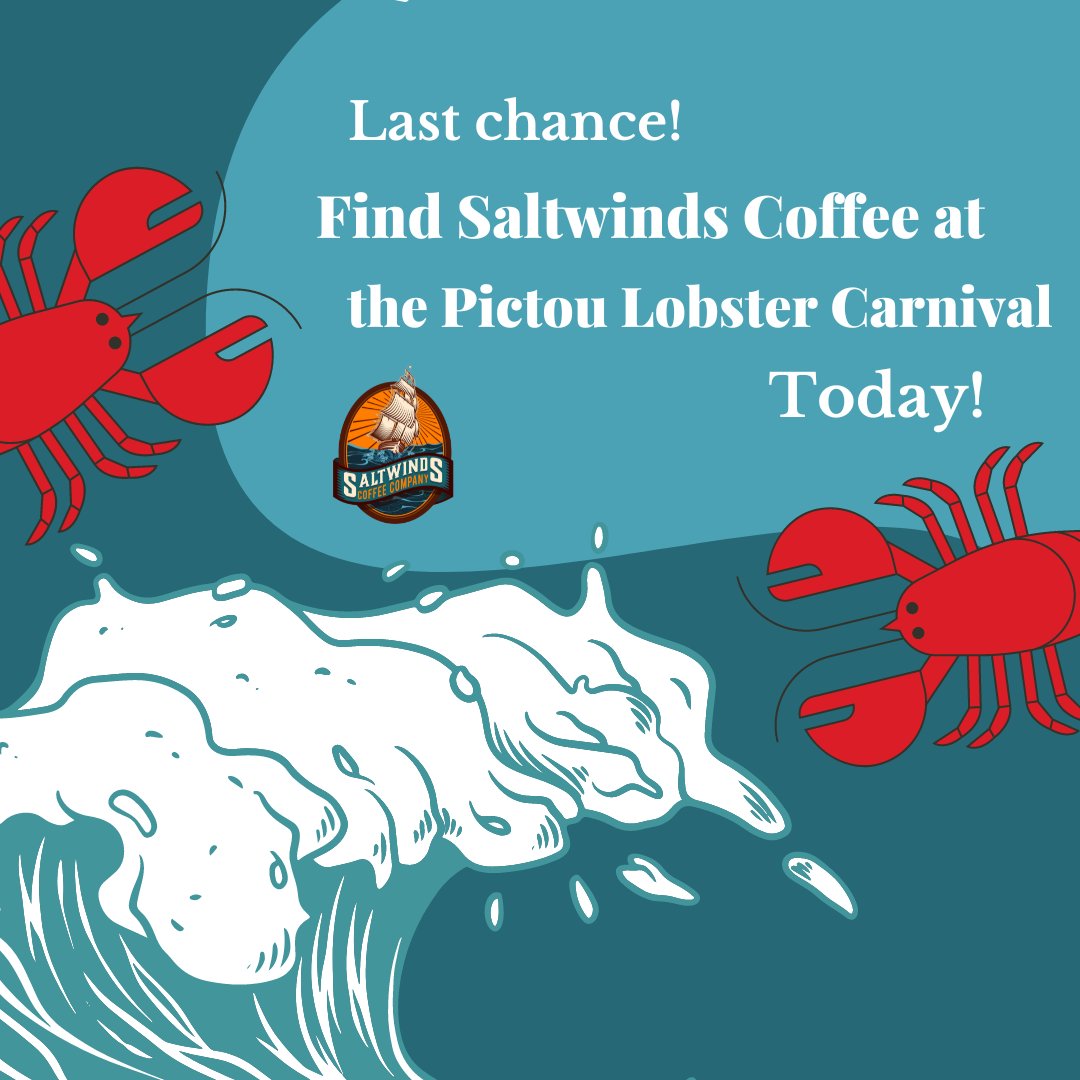 It's the last day you can find us at the @PLC_JulyFun Carnival! Stop by 71 Front Street and grab a bag of coffee while you can! ☕  #novascotia #novascotialife #novascotiastrong #novascotiatourism #novascotiaeats #novascoticabeaches #LocalCoffee #FreshlyRoasted