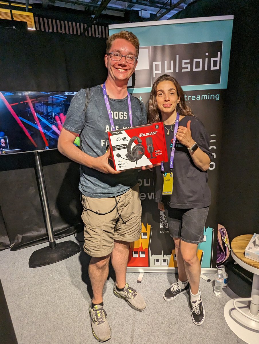 Grateful and surprised to win the Streamer Starter Pack from <a href="/pulsoid_app/">Pulsoid - Heart Rate Streaming</a>. Looking forward to trying out the heart rate app with my community. #pulsoid #TwitchConParis