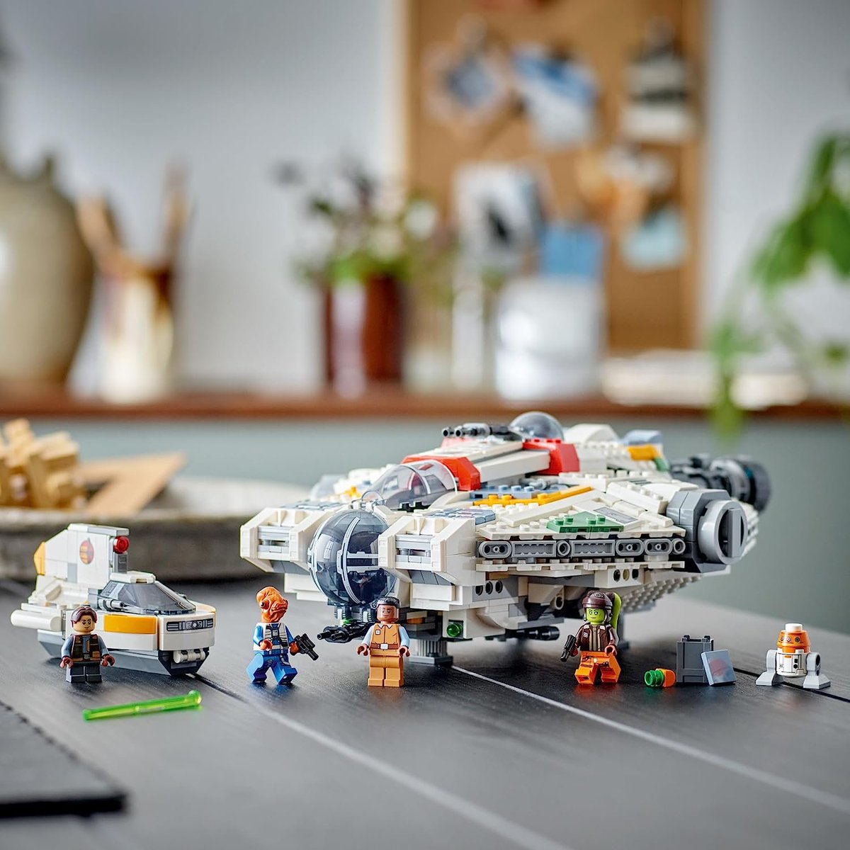 Wario64's tweet photo. LEGO Star Wars: Ahsoka Ghost &amp; Phantom II set is up for preorder on Amazon ($159.99) https://t.co/rkhqB6OOiu #ad https://t.co/Ql2uTQqrIs