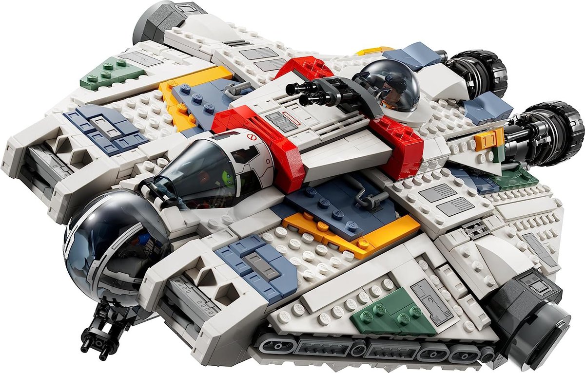 Wario64's tweet photo. LEGO Star Wars: Ahsoka Ghost &amp; Phantom II set is up for preorder on Amazon ($159.99) https://t.co/rkhqB6OOiu #ad https://t.co/Ql2uTQqrIs