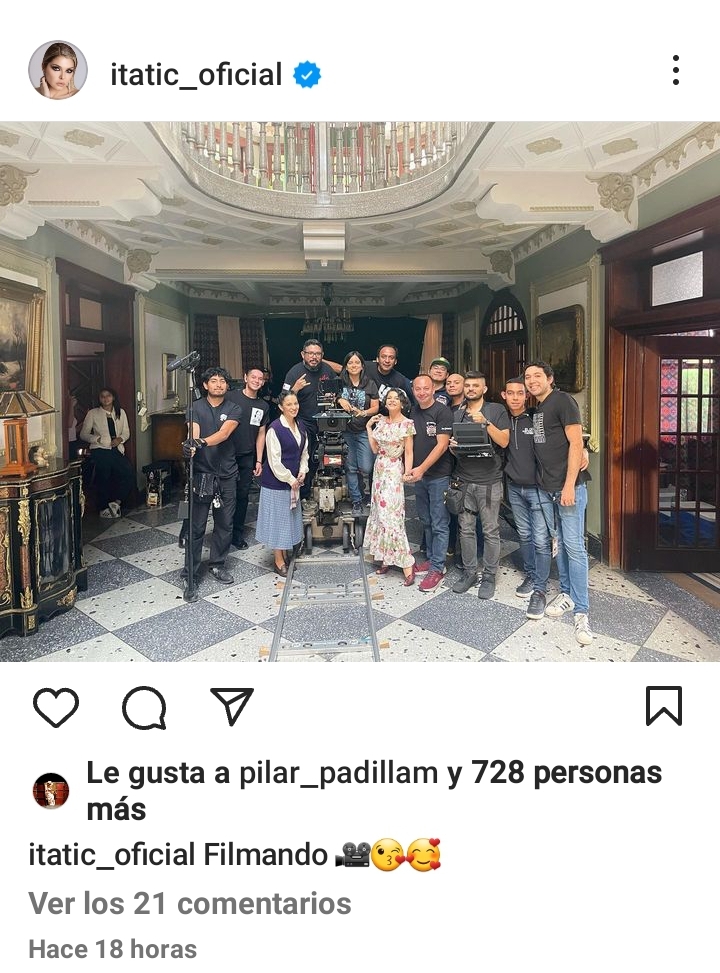 novelasdmaluhdt's tweet photo. Terminó la parte principal de la filmación de la película del mago Roberto Fiesco sobre Lupe Vélez, protagonizada por la talentosísima #ItatíCantoral cuyo guion bilingüe tuve el gran honor de escribir.Aplausos de pie a todos y todas las artistas y técnicos formidables. @mil_nubes https://t.co/Evxzqjin8M