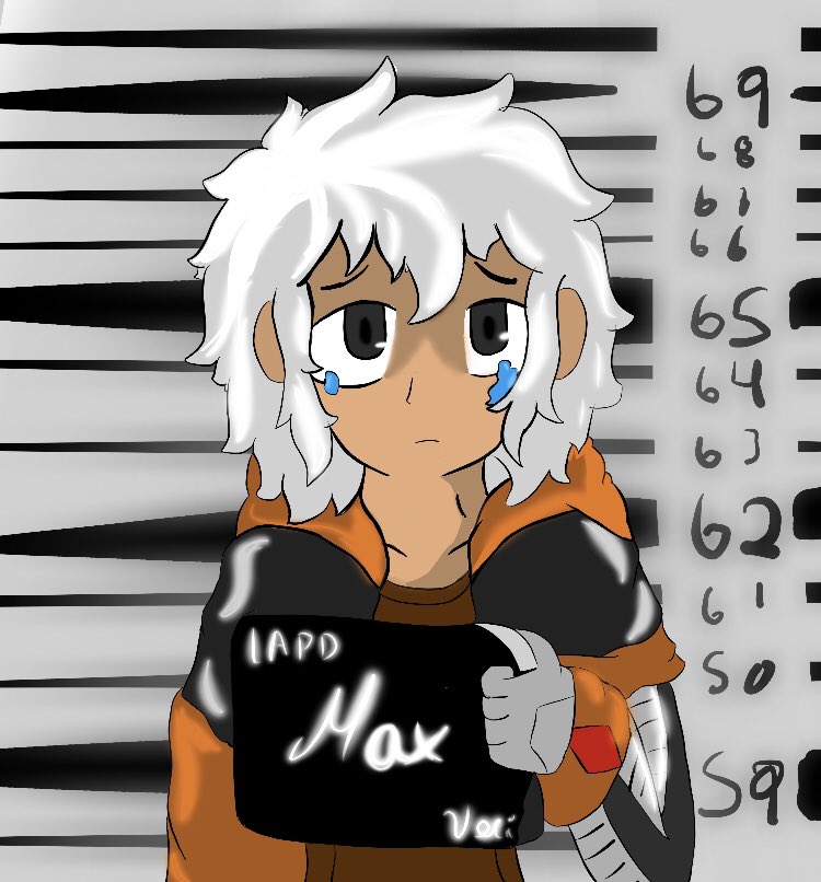 MaxartVT1's tweet image. Me encarcelaron Pipipipi #dibujodigital #vtuber