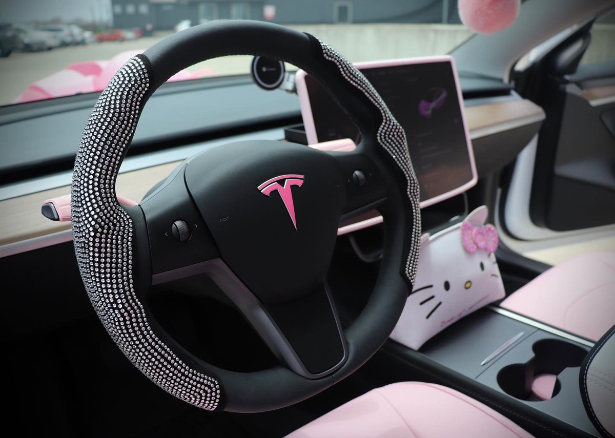 ecano_8's tweet photo. BRAND NEW 2023 TESLA🥲 !!

5 years ago I made it a goal of mine to own my own Tesla by the age of 28. At age 25, I’ve purchased my dream car completely on my own &amp; in my own name. Look at GOD! 🙏🏽

Good things come to those who HUSTLE 🫶🏼
•
•
•
#Godstiming #2023tesla #pinktesla https://t.co/fRSOBhWxbQ
