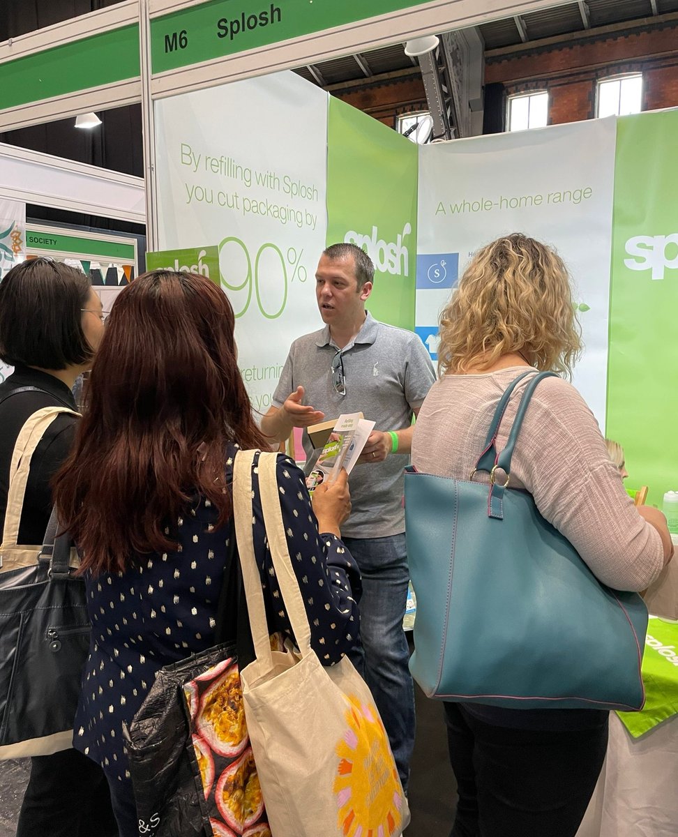 The Sustainability Show (@sustshow) on Twitter photo Discover how Splosh is making refilling easy at The Sustainability Show in Manchester Central today!
Our doors close at 17:00, so make sure to join us for the last hour of the show to meet some incredible brands and learn how to become a more sustainable citizen. Discover how Splosh is making refilling easy at The Sustainability Show in Manchester Central today!
Our doors close at 17:00, so make sure to join us for the last hour of the show to meet some incredible brands and learn how to become a more sustainable citizen.