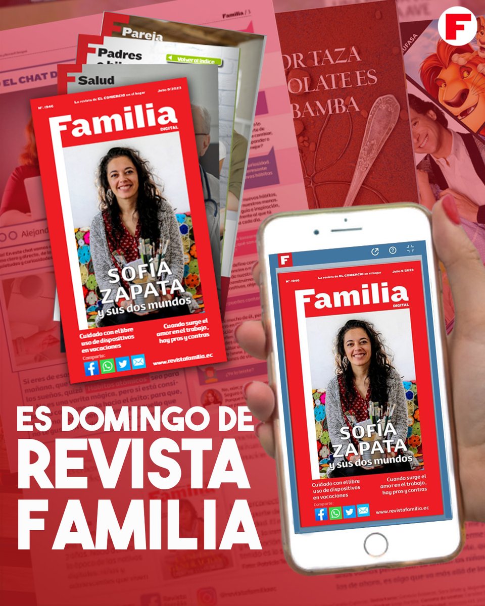 ¡#Domingo de #RevistaFamilia! Tu revista de siempre te acompaña con las mejores lecturas en una presentación renovada para ti ♥️ » bit.ly/44dRSkk