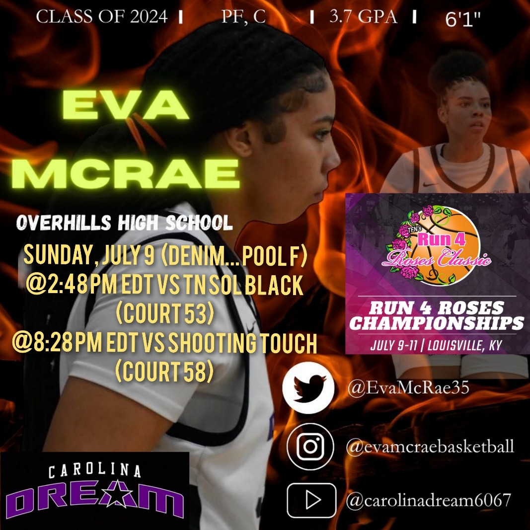 Today is finally here. Time to put that work in <a href="/DreamGirlsHoops/">The Carolina Dream</a>. Come watch us play coaches.
