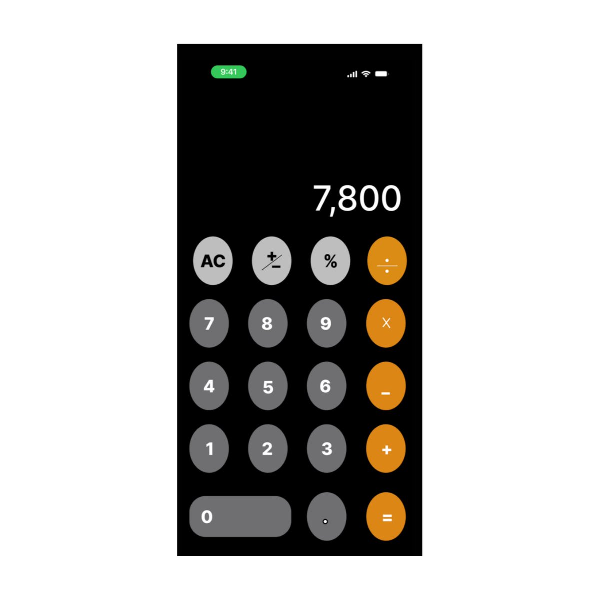 ORaodat's tweet photo. Another Daily Challenge ๐ค๐
Another one๐๐ผ๐๐ผ
My UI challenge is here again
I designed a calculator ๐๐๐ฏ๐ฏ
My iPhone user Check your calculator and give me feedback ๐ฏ๐ฏ๐
#uidesign #technewbie #uiuxdesign #userinterfacedesign #userinterface #becomingworldclass https://t.co/EUFO9zhr0O