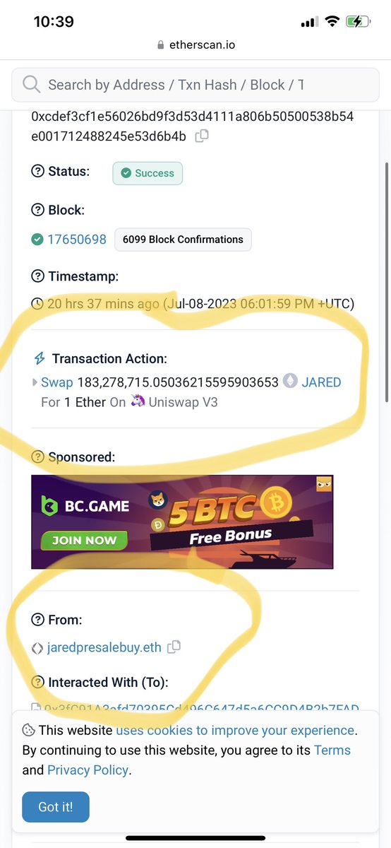 INU_Master13's tweet photo. @jaredmev_eth @cz_binance Jared been selling the tokens with multiple wallets. Dont let him slow rug you. https://t.co/Q75ZJo1uos