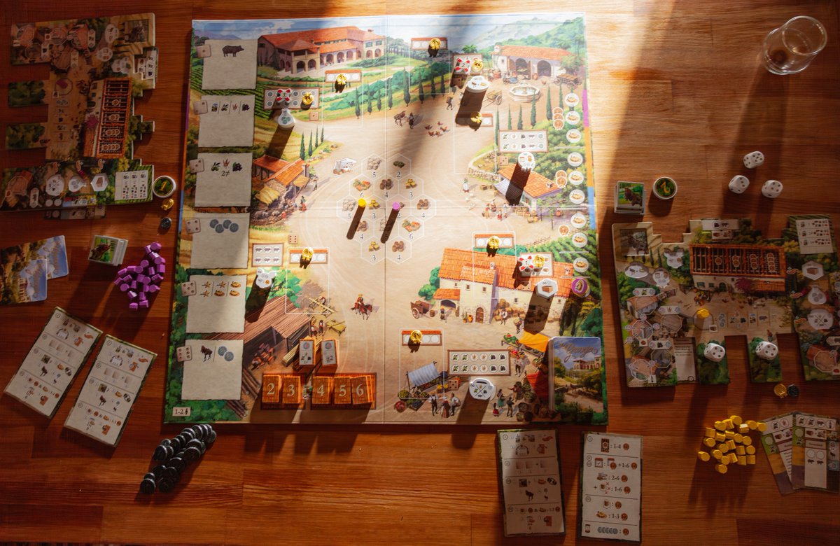 halfwayhoping's tweet photo. Taking the morning to learn this classic Mallorcan farming simulator. First question for @AndreasOdendahl: is there a viable vegetarian strategy?
La Granja - @BoardAndDice, #MikeAndOde, #donkeytime https://t.co/lXZfnTASpN