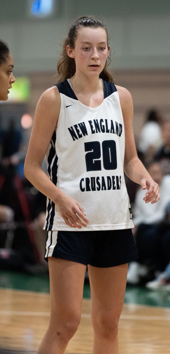 necrusaders's tweet photo. The 2025 6’2 @KateAllard2025 and 2024 6’3 @elliepingree duo caused all sorts of problems for Southwest Elite in the Champions League u17 final 16 game. ‘We never had to play zone before but we had to go zone to handle the inside play’ -Coach of the opponents. See the Crusaders in https://t.co/w7iMdwPbdk