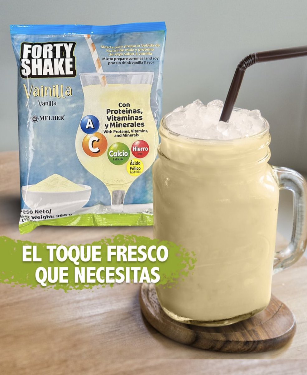 FabricaMelher's tweet photo. Un batido para refrescar tus ideas🥰✨
Recuerda que puedes adquirir tu Forty Shake en supermercados o en nuestra tienda en línea: https://t.co/js1tdtimj1 o en nuestro WhatsApp (503) 78510712 📲
#FortyShake #TiendaOnline #DeliverySV #Vitaminas #Proteína #Minerales #FortyShakeMeAcompaña #YoTomoFortyShake