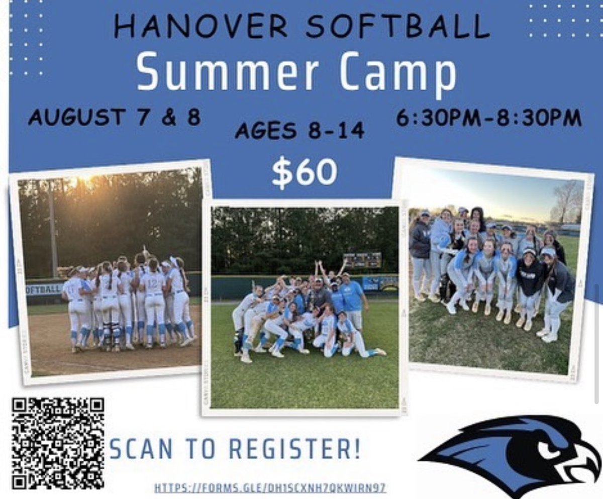 We are having a camp August 7th and 8th!! Scan to register now!!