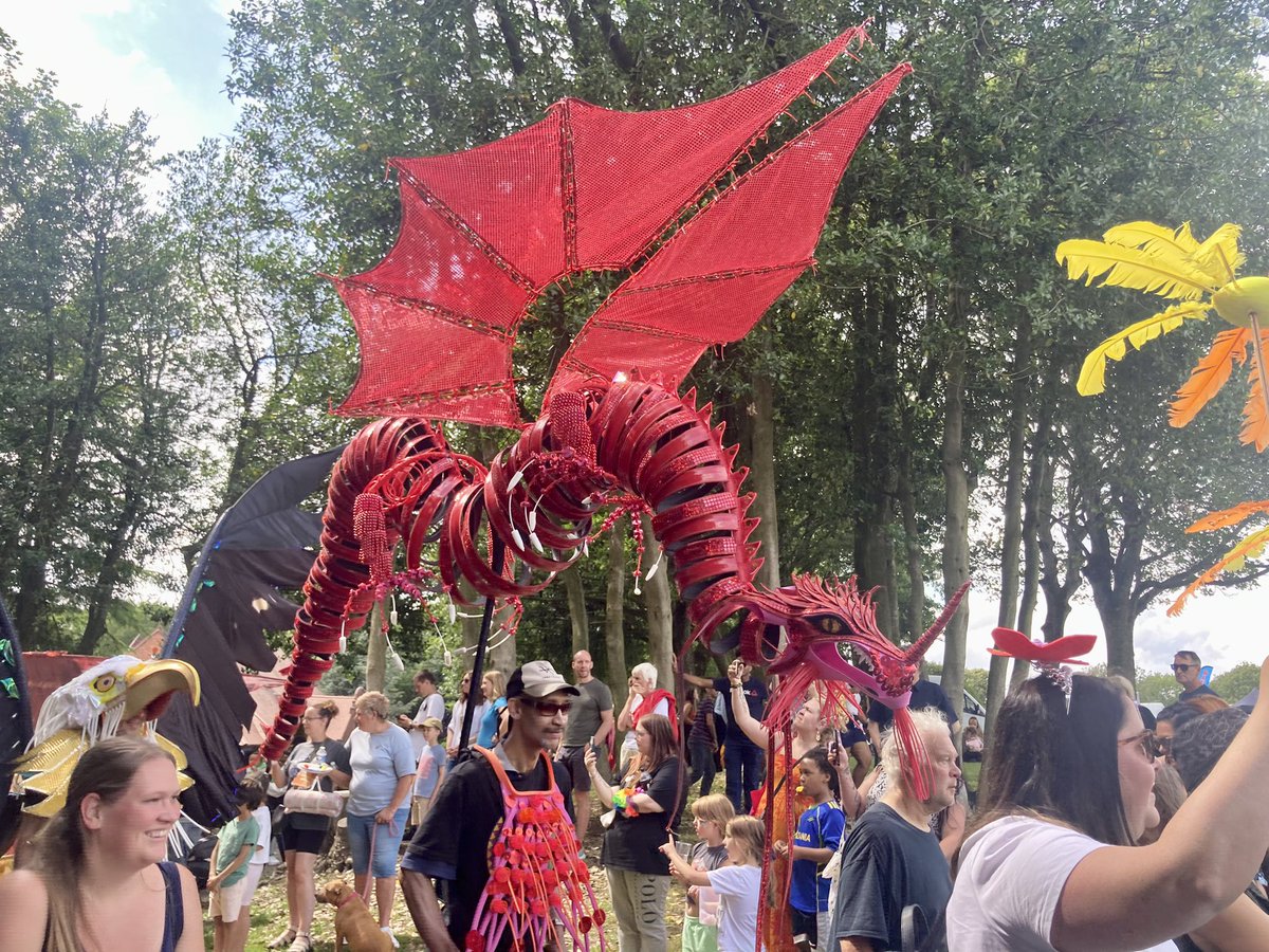 Had a marvellous afternoon at the Six Towns Carnival in Hanley Park - what a brilliant atmosphere and a spectacular parade! <a href="/urban_cic/">Urban Wilderness CIC</a> <a href="/SABLE_Unity/">SABLE</a> <a href="/KwanzaaU/">KwanzaaCollectiveUK</a> ❤️