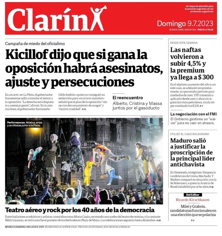 Kicillofok's tweet photo. Son los candidatos de la derecha quienes anuncian con orgullo dolorosos ajustes y quienes cuestionan la vigencia de derechos sociales y laborales. No es mi interpretación, son sus propuestas públicas. Que más que propuestas parecen amenazas. https://t.co/BgTkcoL72Q