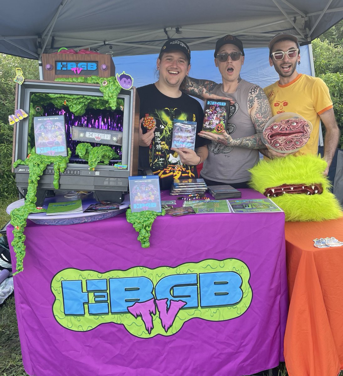 VHSFest 7! 📼 We had a sweaty blast. Thank you to everyone who got a copy or preordered! #hebgbtv