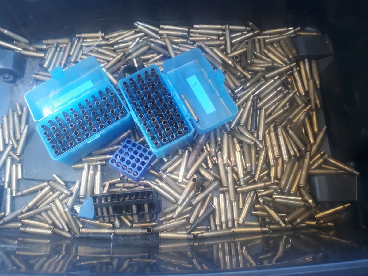SAPoliceService's tweet photo. #sapsNW Duo, aged, 32 and 37, were arrested during an intell driven op on 07/07 at a farm outside Zeerust.  Info was operationalised about two men who were in possession of firearms and suspected to be involved in the commission of burglaries in and around  Zeerust. #TrioCrimes ME
https://t.co/0yvrbMyGLO
