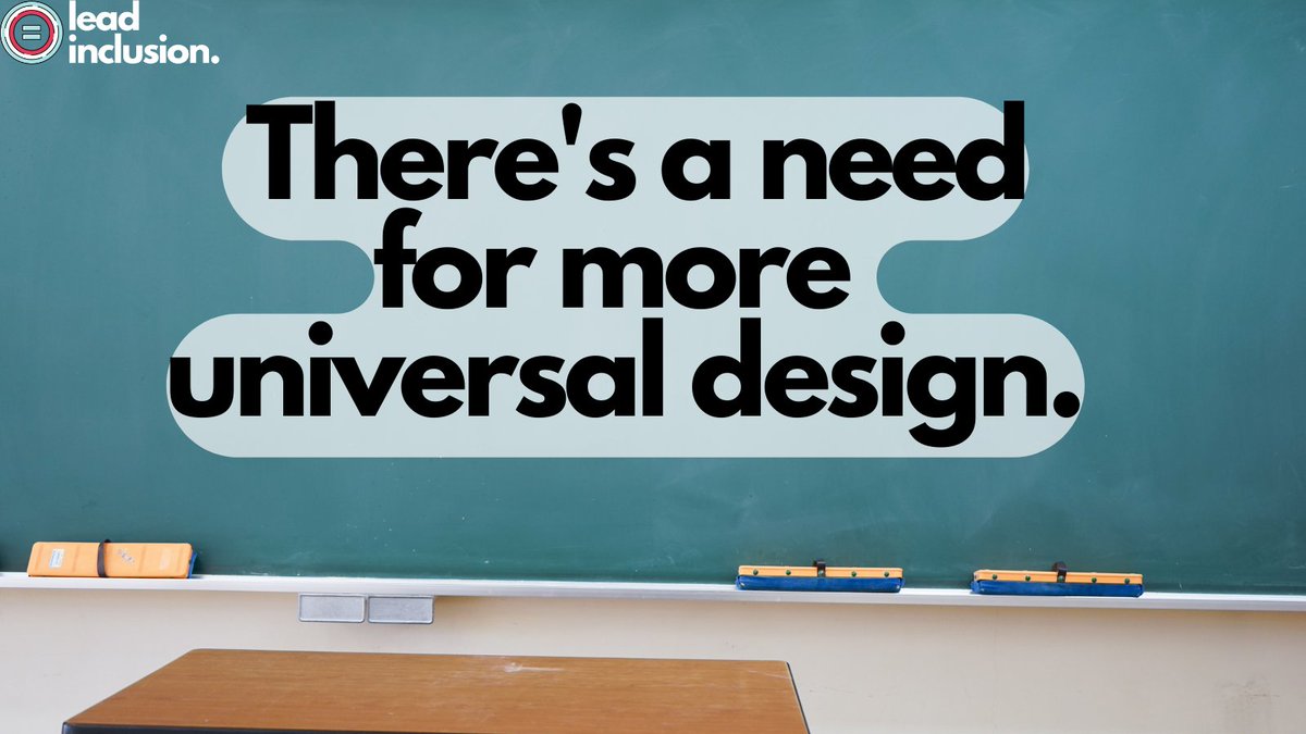 ⏳ If half the class requires tier 2 support, the school doesn't need more tier 2 #intervention strategies or programs. There's a need for more universal design. #LeadInclusion #EdLeaders #Teachers #UDL #TeacherTwitter