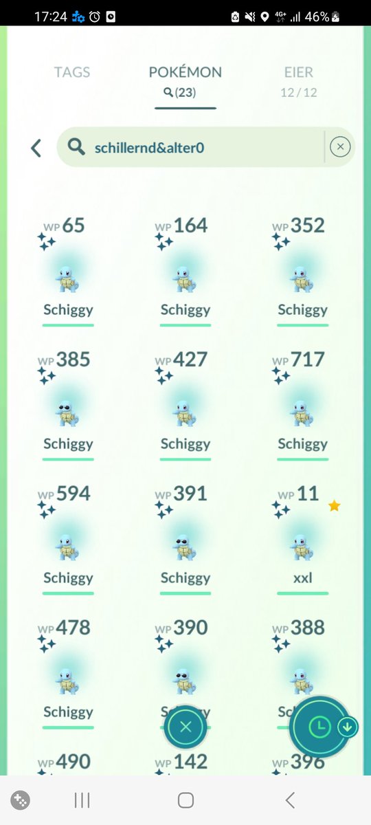 dascoolequartz's tweet photo. Der Community Day heute in Karlsruhe war trotz der Hitze ein voller Erfolg:
Über 200 Sonnenbrillen Schiggys
3 100IV Schiggys
23 Schillernde Schiggys, davon 8 mit Brille
1 Schillerndes XXL Schiggy
19k Schritte
120k Sternenstaub
#PokemonGO #PokemonGOCommunityDay https://t.co/ER9baYCmSa