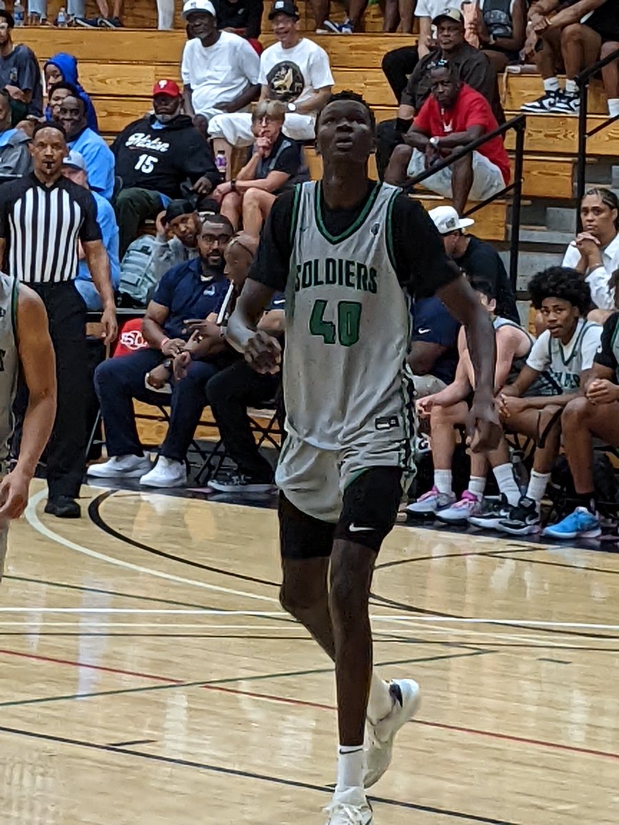 Sunday Eye-Catchers @NikeEYBLPeavhJam - Oakland Soldiers- 6'4" '24 Michael Lewis #0, 6'8" '24 Diego Trejo #20, 7'1" '24 Khaman Maker #40 &amp; 5'10" '24 Connor Amundsen.