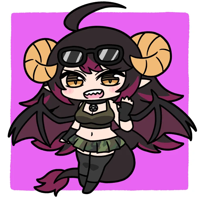 描いた描いた〜 素敵なデザイン!   #Skeb #Commission より