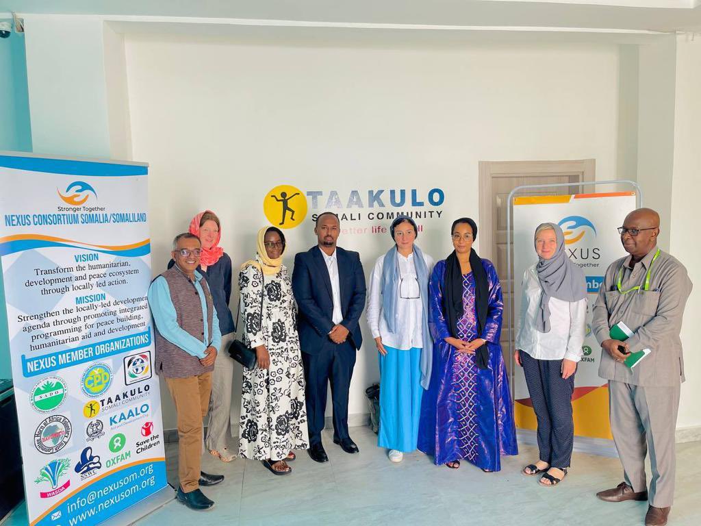 1/2: @SomaliNexus today received Oxfam delegation comprising of Oxfam Africa Director, @FatiHassane, Africa deputy director, Oxfam Germany CEO, @SeeRap and Oxfam Somalia Director among other dignitaries.