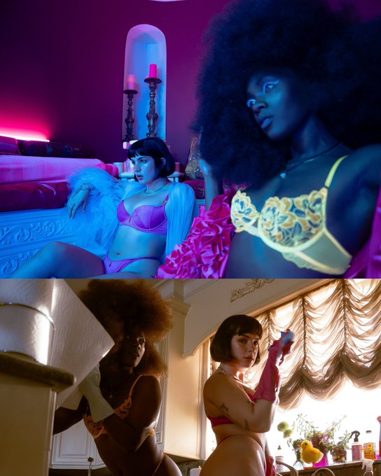 3 pic. New from✨ @badmusefirst with @bugortheletter 

Just two @barbie dolls in our doll house ?✨ 

Thank
