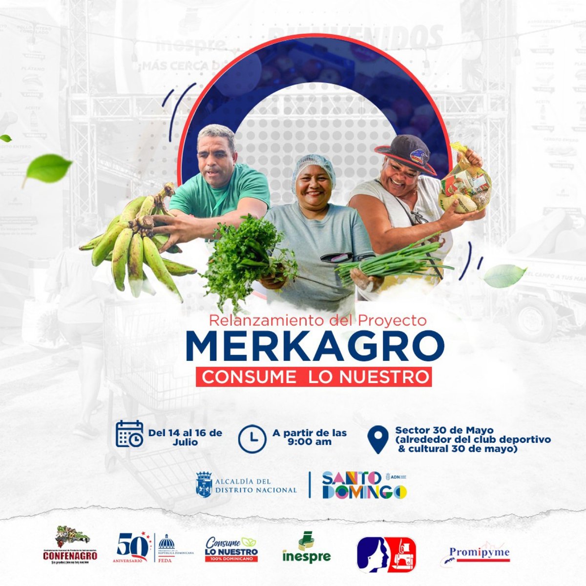 Seguimos llevando productos a bajos costos en todo el Distrito Nacional.🍅🍉🥑🍍🥥 #MerkagroSigue