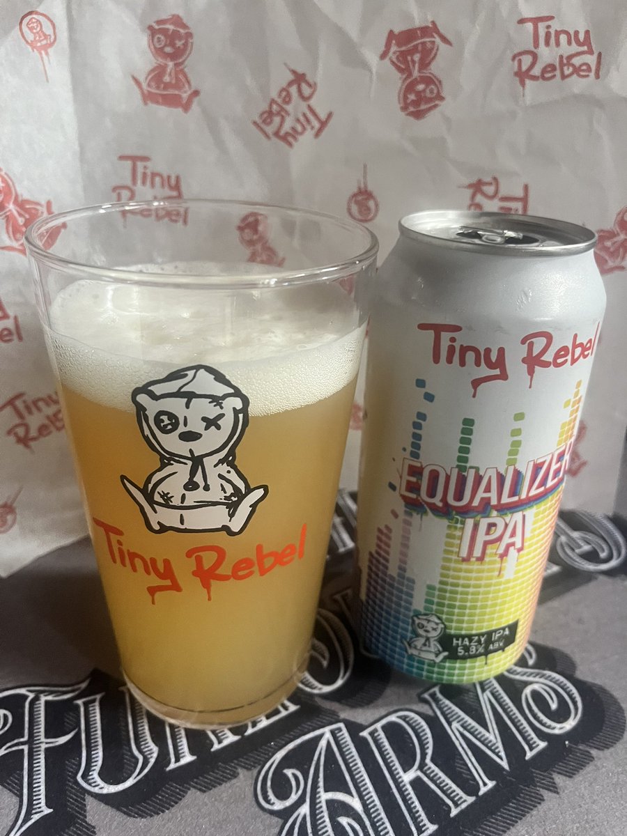 CraigRi27260015's tweet image. Oooo ya fighter #equalizer #tinyrebel @tinyrebelbrewco