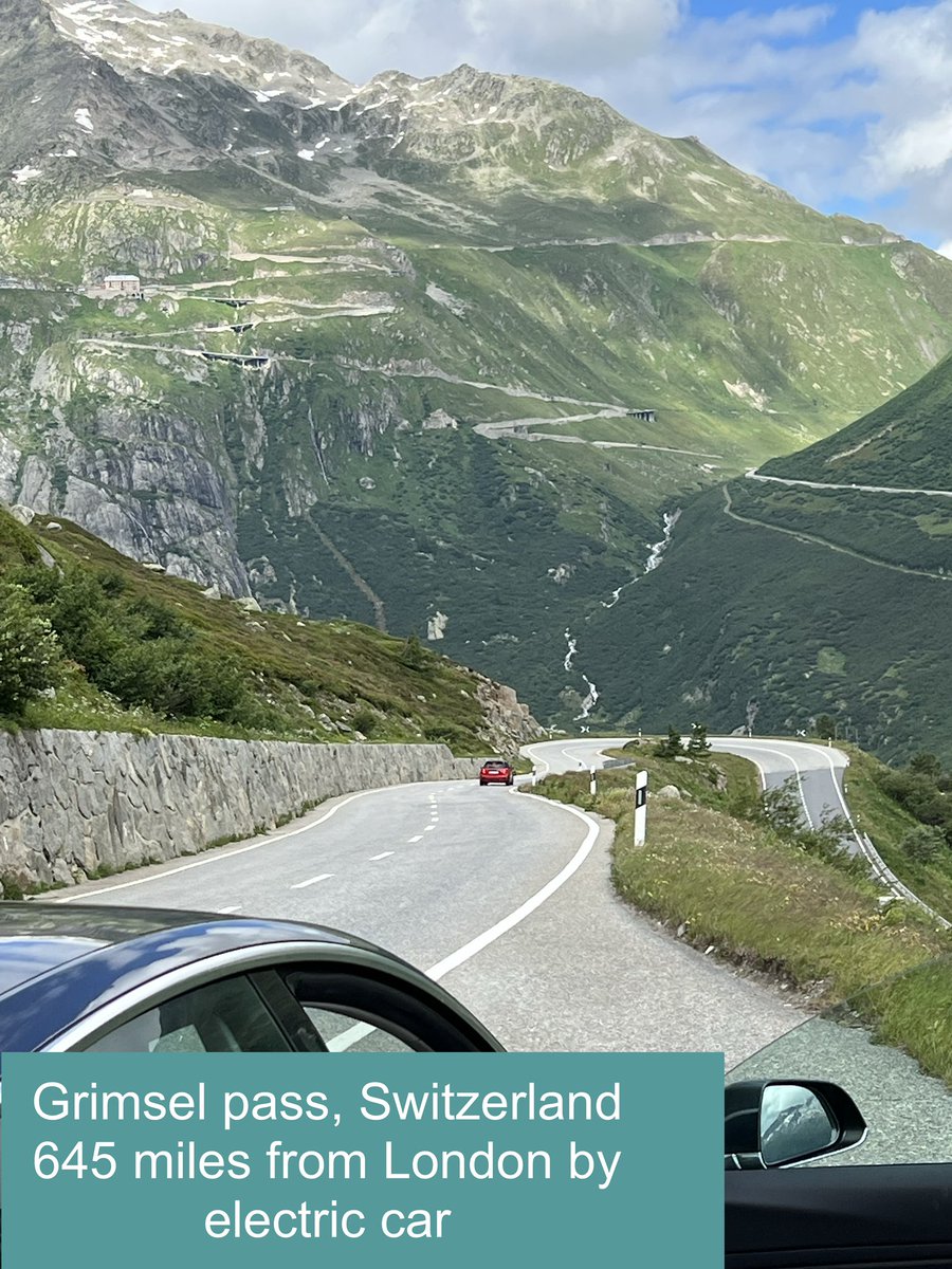 Obviously EV’s can’t do long journeys..
I just wish someone at <a href="/thetimes/">The Times and The Sunday Times</a> <a href="/Telegraph/">The Telegraph</a> <a href="/DailyMailUK/">Mail+</a> or <a href="/guardian/">The Guardian</a> could have warned me of this before I drove the Passwang, Grimsel, Furka and Gotthard passes in Switzerland and on to Lugano in one day with absolutely no bother at all