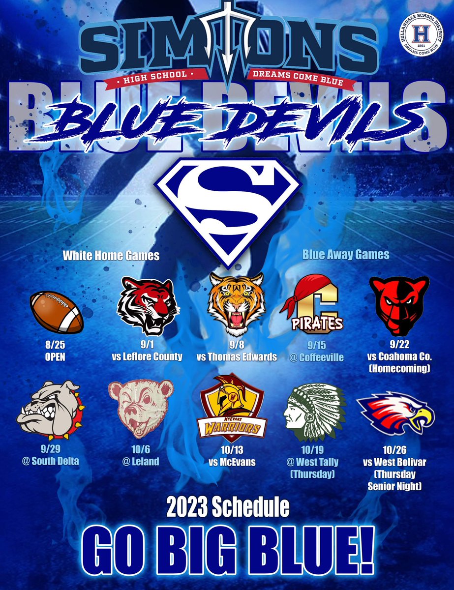 2023 Schedule #GoBigBlue